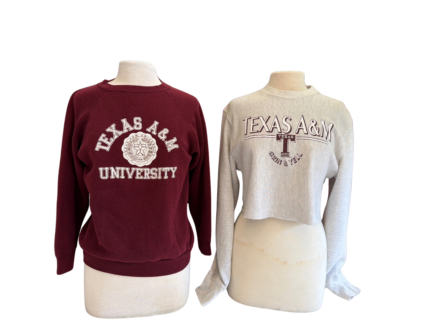 Vintage Texas A&M University Maroon Sweatshirt size Small