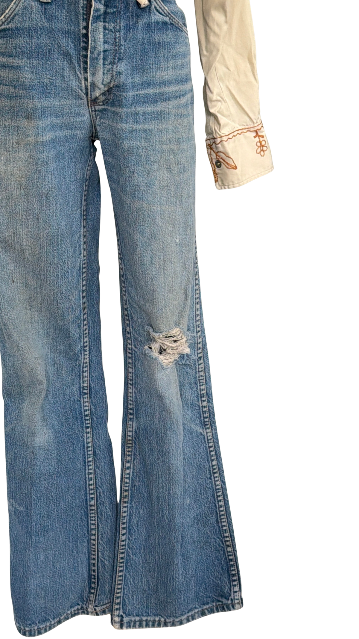Vintage Wrangler Made in USA Distressed Jeans Modern Size 24 jeans