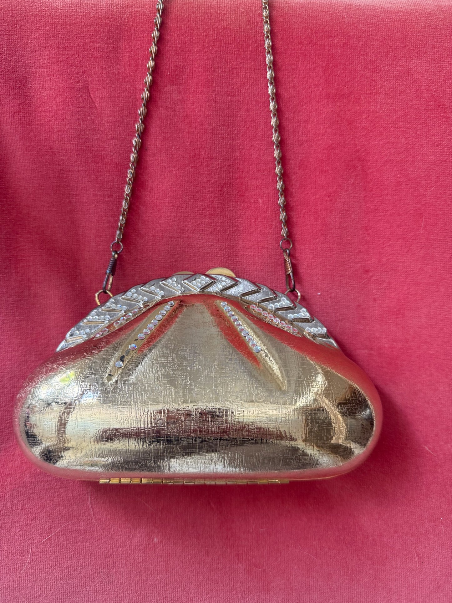 Vintage Gold Evening Bag