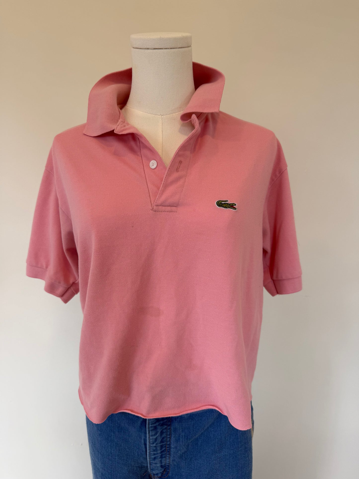 Pink Vintage Lacoste Polo