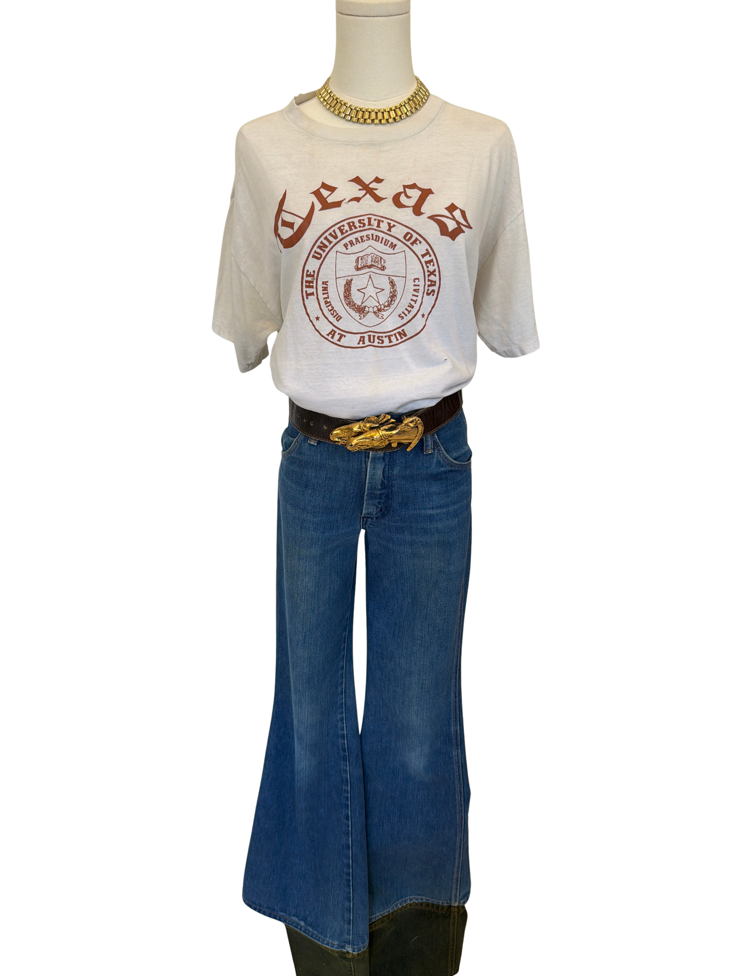 Vintage University of Texas Austin Seal Tee 70’-80’s size Medium