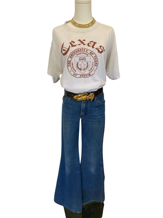 Vintage University of Texas Austin Seal Tee 70’-80’s size Medium