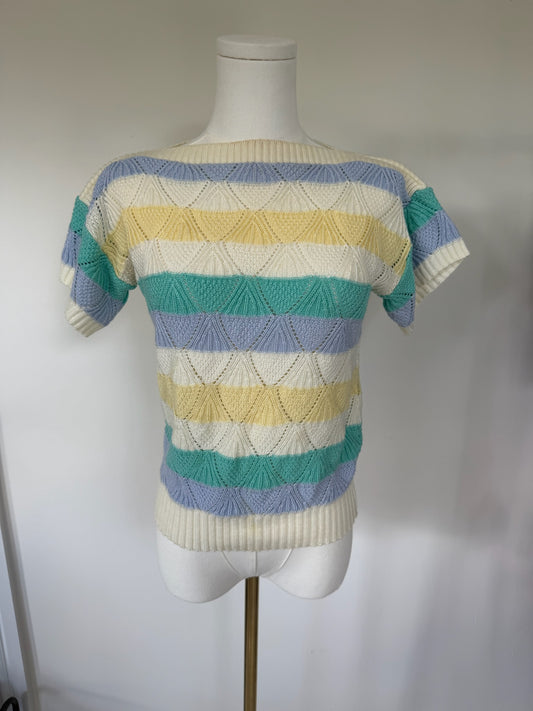 Vintage Renetta Too Pastel Knit Top