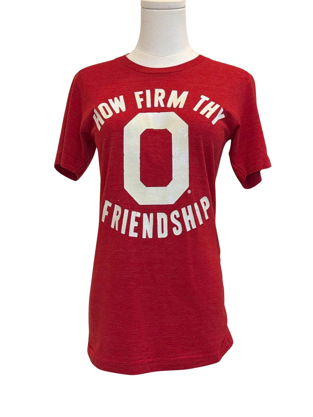 Vintage Ohio State “How Firm Thy Friendship” Tee.  Size XS