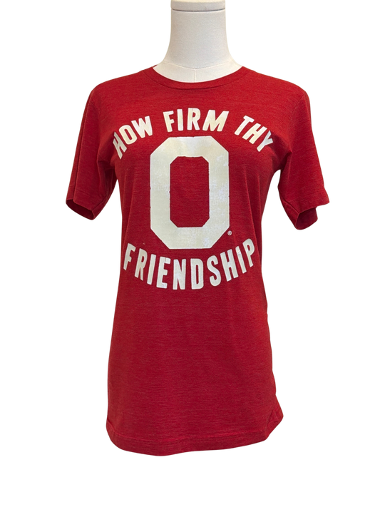 Vintage Ohio State “How Firm Thy Friendship” Tee.  Size XS