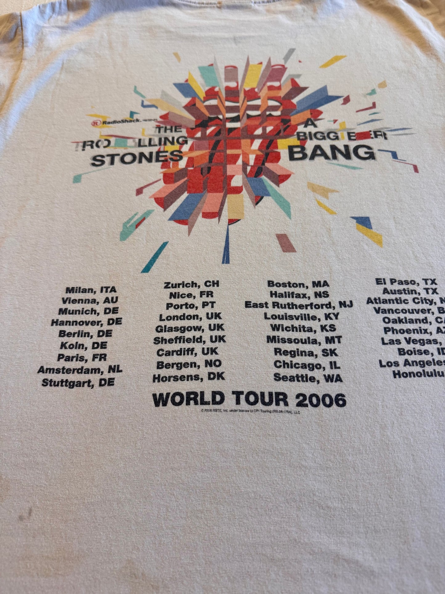 Rolling Stones '06 S/M