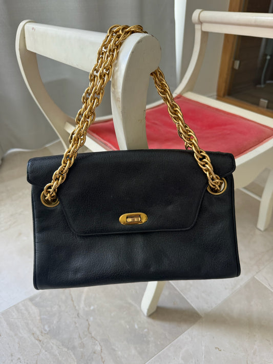 Vintage Black Chain Handbag