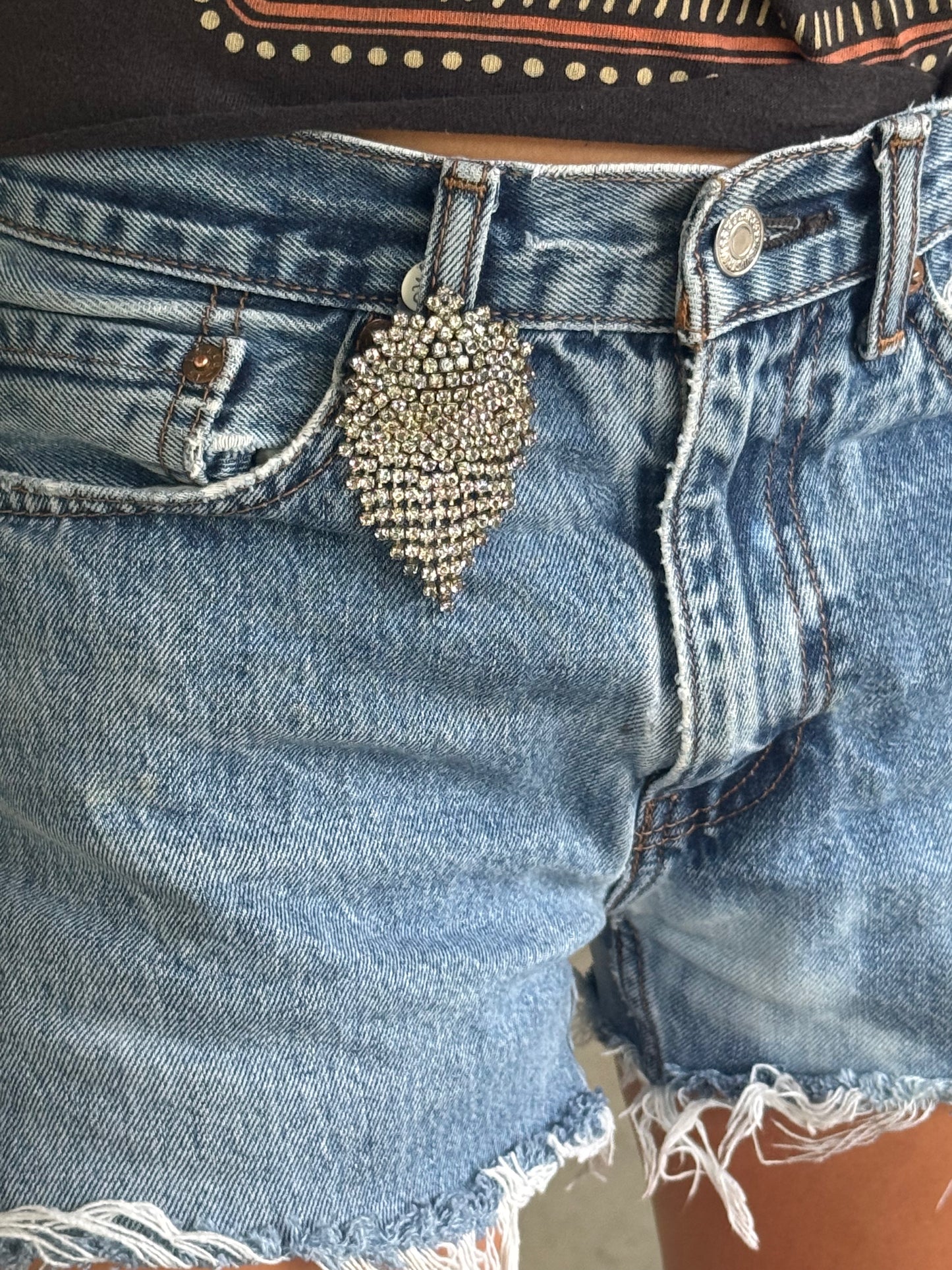 Vintage Rhinestone Brooch