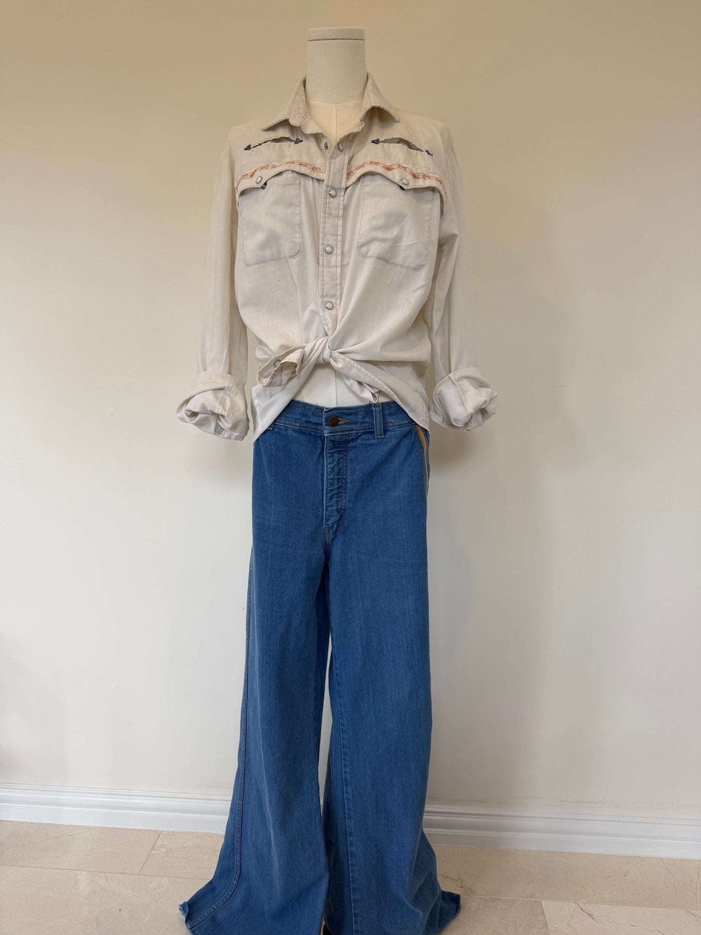 Vintage Western Pearl Snap Shirt