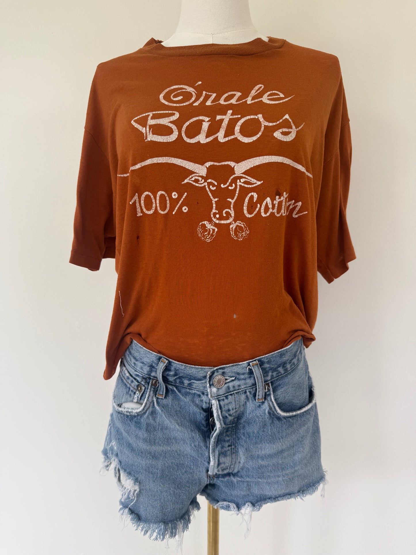 University of Texas Órale Batos late 80's shirt